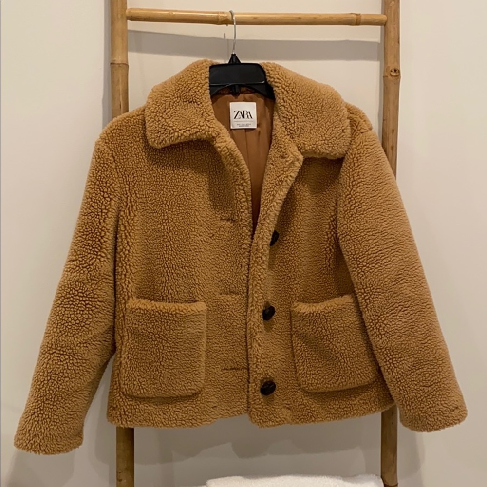 Zara teddy jacket